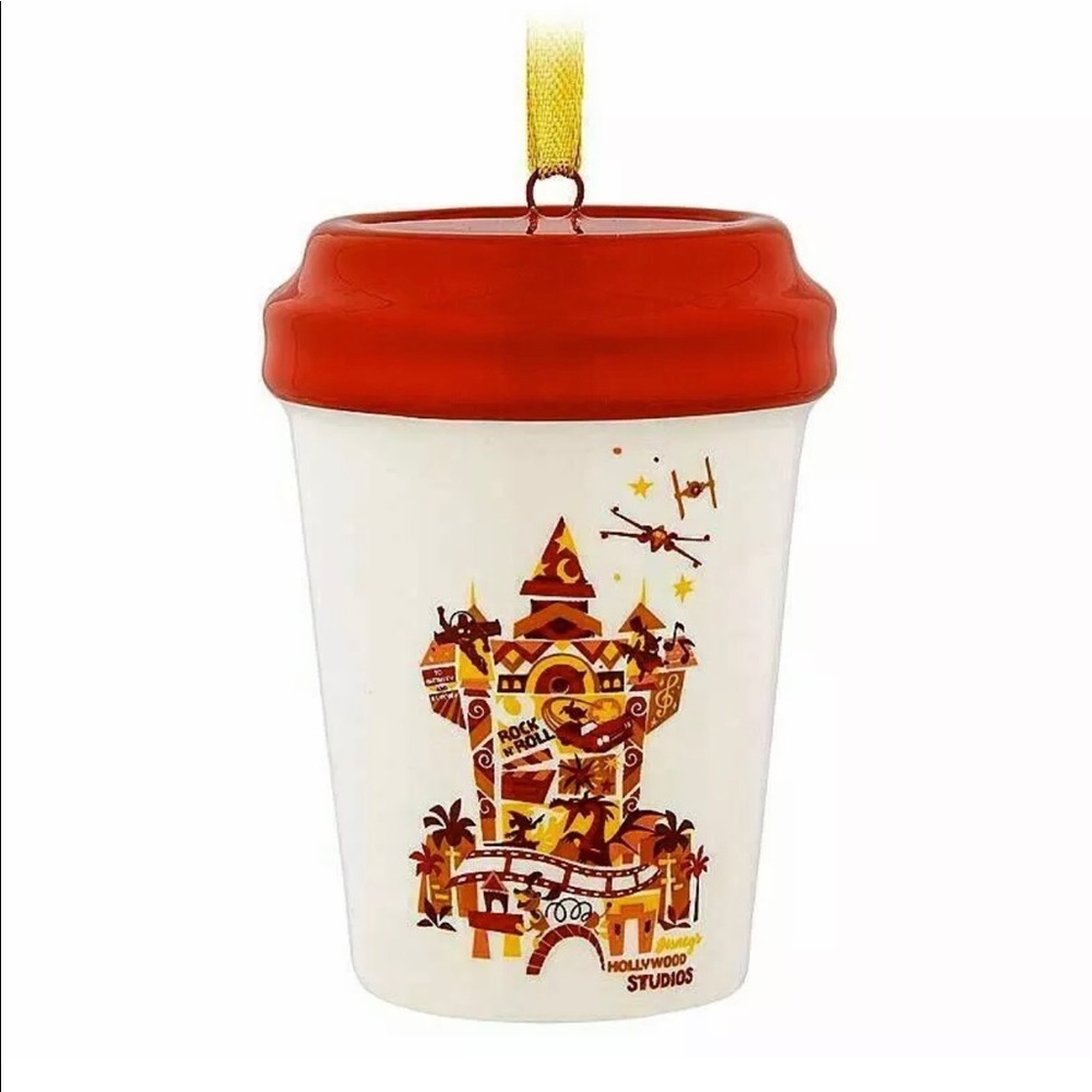 Disney Parks Hollywood Studios Starbucks Mini Tumbler Christmas Ornament - Picture 7 of 8